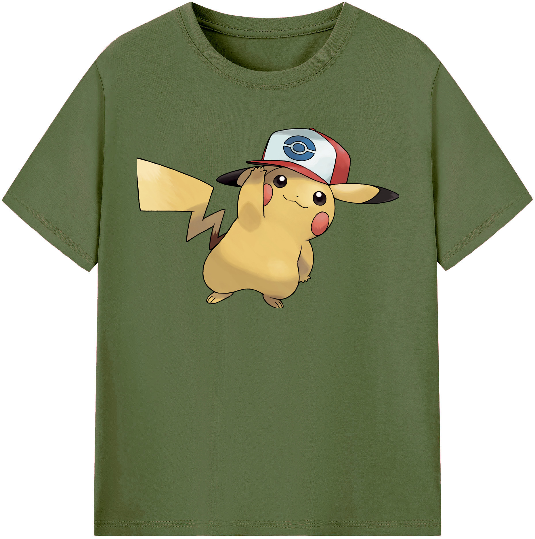 （画像用） ポケットモンスター Pokémon 綿100％半袖Tシャツ（フロントプリント）